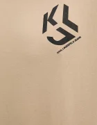 KARL LAGERFELD JEANS тениска мъжка с памук бежова A2M17072