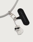 Karl Lagerfeld каишка за телефон сива KLCCUCNMSCKIG