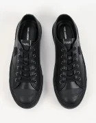 Karl Lagerfeld Kampus Max III Nft високи кецове мъжки от кожа черни високи KL50470N