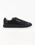 Karl Lagerfeld Kane маратонки мъжки от кожа черни KL53525