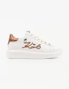 Karl Lagerfeld Kapri маратонки дамски от кожа бели KL62510C