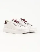 Karl Lagerfeld Kapri маратонки дамски от кожа бели KL62522N