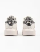 Karl Lagerfeld Kapri маратонки дамски от кожа бежови KL62517P