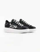 Karl Lagerfeld Kapri маратонки дамски от кожа черни KL62510C