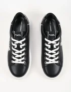 Karl Lagerfeld Kapri маратонки дамски от кожа черни KL62510C