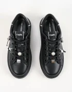 Karl Lagerfeld Kapri маратонки дамски от кожа черни KL62516T