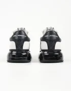Karl Lagerfeld Kapri маратонки мъжки от кожа бели KL52684