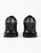 Karl Lagerfeld Kapri маратонки мъжки от кожа черни KL52684