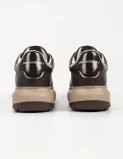 Karl Lagerfeld Kapri маратонки мъжки от кожа черни KL57538A