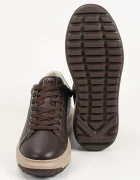 Karl Lagerfeld Kapri маратонки мъжки от кожа черни KL57538A