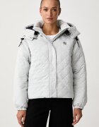 Karl Lagerfeld късо яке дамско сиво B4W15014