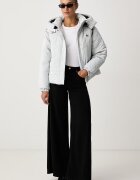 Karl Lagerfeld късо яке дамско сиво B4W15014