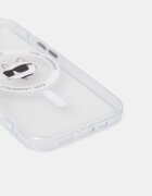 Karl Lagerfeld кейс за телефон iPhone 16 бял KLHMP16SHLSCHH