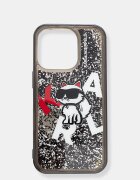 Karl Lagerfeld кейс за телефон iPhone 16 Pro черен KLHCP16LLCHSCTDK