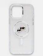 Karl Lagerfeld кейс за телефон iPhone 16 Pro Max бял KLHMP16XHLSKCH