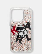 Karl Lagerfeld кейс за телефон iPhone 16 Pro прозрачен KLHCP16LLCHSCTDT