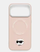 Karl Lagerfeld Кейс за телефон iPhone 17 Pro Max в розово KLHMP17XPSMLRCHP