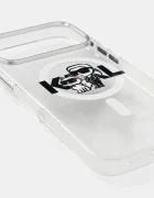 Karl Lagerfeld Кейс за телефон iPhone 17 Pro Max в сребристо KLHMP17XHGKCGKBT