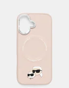 Karl Lagerfeld Кейс за телефон iPhone 17 в розово KLHMP17SPSMLRKCP