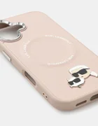 Karl Lagerfeld Кейс за телефон iPhone 17 в розово KLHMP17SPSMLRKCP