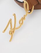 Karl Lagerfeld колан дамски от имитация на кожа K/SIGNATURE бежов B2W33059