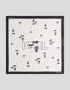 Karl Lagerfeld Копринено шалче IKON
