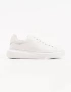 Karl Lagerfeld Kore маратонки мъжки от кожа бели KL56525
