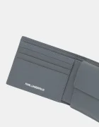 Karl Lagerfeld Кожен портфейл K/RSG мъжки в сиво A3M32050