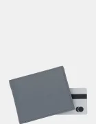 Karl Lagerfeld Кожен портфейл K/RSG мъжки в сиво A3M32050