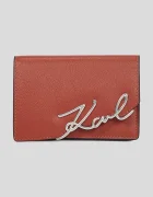 Karl Lagerfeld Кожен портфейл K/SIGNATURE в червено A3W32018