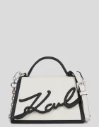 Karl Lagerfeld Кожена чанта K/SIGNATURE