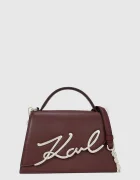 Karl Lagerfeld Кожена чанта K/SIGNATURE