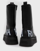 Karl Lagerfeld Кожени боти Zephyr в черно с платформа KL42475