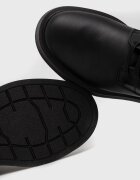 Karl Lagerfeld Кожени боти Zephyr в черно с платформа KL42475