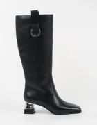 Karl Lagerfeld Кожени ботуши KAYLA