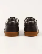 Karl Lagerfeld Кожени маратонки KANDIDATE мъжки в кафяво KL53825A
