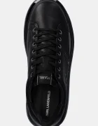 Karl Lagerfeld Кожени маратонки KAPRI KUSHION в черно KL52648F