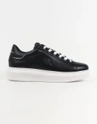 Karl Lagerfeld Кожени маратонки KAPRI NFT мъжки в черно KL52570N