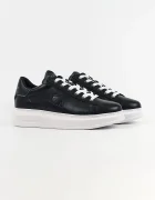 Karl Lagerfeld Кожени маратонки KAPRI NFT мъжки в черно KL52570N