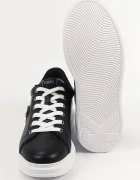 Karl Lagerfeld Кожени маратонки KAPRI NFT мъжки в черно KL52570N