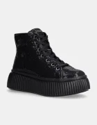 Karl Lagerfeld Кожени маратонки KREEPER в черно KL42348