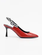 Karl Lagerfeld Кожени обувки с тънък ток SIENNA