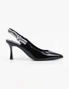Karl Lagerfeld Кожени обувки с тънък ток SIENNA