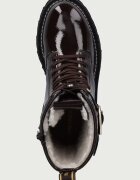 Karl Lagerfeld кубинки дамски от кожа Kyla кафяви KL43475