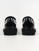 Karl Lagerfeld лоуфъри дамски от кожа Lowell черни KL42225