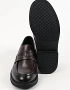 Karl Lagerfeld лоуфъри мъжки от кожа Kai кафяви KL12816