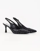 Karl Lagerfeld обувки с ток Sienna черни KL32706A