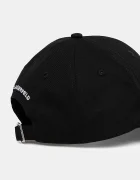 Karl Lagerfeld Памучна шапка с козирка IKON в червено с апликация A1W33037