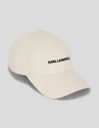 Karl Lagerfeld Памучна шапка с козирка K/ESSENTIAL