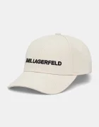 Karl Lagerfeld Памучна шапка с козирка K/ESSENTIAL